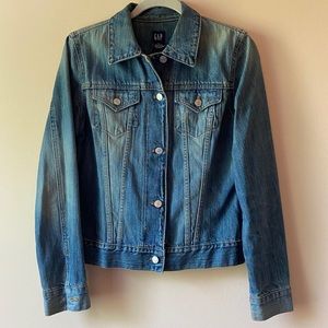 GAP 1990s Vintage Denim Button Up Jacket